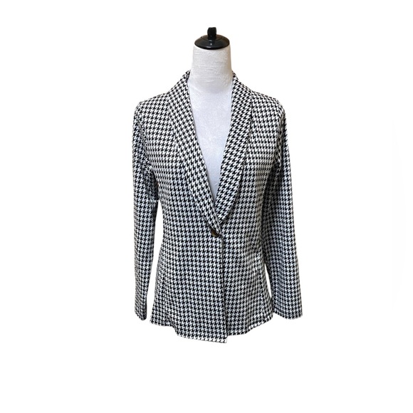 NWT Hippie Rose Houndstooth Jacket - Picture 1 of 3
